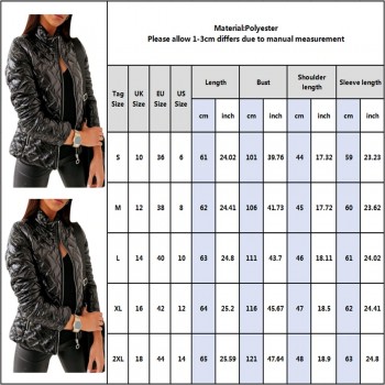 2020 New Women Parkas Jacket Fashion Solid Light Weight Warm Winter Zipper Up Jacket Coat Winter Parkas Solid Outwear JacketD30